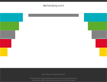 Tablet Screenshot of dictionaray.com